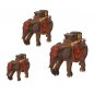 Preview: Elefant mit Gepäck Krippenfigur Zubehör dekoprojekt
