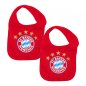 Preview: Baby Lätzchen 2er Set 5 Sterne Logo Baumwolle 29535 FC Bayern München