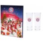 Preview: Schoko Adventskalender 2025 53963 + Schnapsglas 2er Set 28686 FC Bayern München