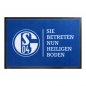 Preview: Fußmatte Heiliger Boden 11849 Schalke 04