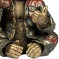 Preview: Wildschwein mit Sonnenbrille Daumen hoch antik-gold 32 cm handbemalt Werbefoto 759993 formano