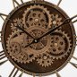 Preview: Detailansicht Antike Wanduhr 46 cm Metall 676337 formano