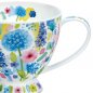 Preview: Becher Skye Floral Burst blau 0,45l Henkel Porzellan 291172 DUNOON