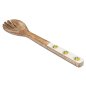 Preview: formano Salatbesteck Salatgabel mit Zitronen-Dekor aus Mango-Holz 618795