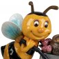 Preview: Detailansicht Biene mit Karre 16 cm handbemalt 796400 formano