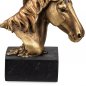 Preview: Sockel Pferd 24 cm Antik-Gold 772367 formano