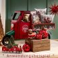 Preview: formano Weihnachtsdeko Dackel - Eisenbahn Metall -  LED-Kugel Glas 750396 formano