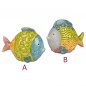 Preview: Deko-Fisch 18 cm Handbemalt Keramik 736574 formano