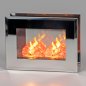 Preview: Deko-Licht 16 cm Spiegelfeuer mit LED-Licht aus Glas 812254 formano