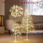 Preview: Deko-Tanne 45 cm weiss 240 LED Werbefoto 635532 formano