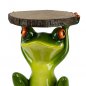 Preview: Detailansicht Deko-Tisch Frosch 44 cm hellgrün 717887 formano