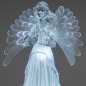 Preview: Engel betend 50 cm Flügel Acryl+Fiberglas mit LED-Licht 506085 formano
