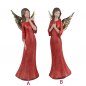 Preview: Engel stehend 30 cm rot-gold 719812 formano