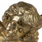 Preview: Engelbüste 25 cm Detailansicht Gesicht Antik-Gold 785978 formano
