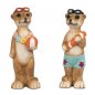 Preview: Erdmännchen stehend 20 cm Badegast handbemalt 762085 formano