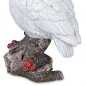 Preview: Eule weiß 18 cm Ast Winterzeit 721044 formano