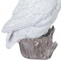 Preview: Eule weiß 31 cm Ast Winterzeit 721105 formano