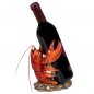 Preview: Flaschenhalter Hummer 18 cm handbemalt 768148 formano