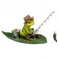 Preview: Frösche Angler auf Schnecke 18 cm hellgrün 768063 formano