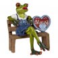 Preview: Frosch Schwarzwaldmädel 18 cm hellgrün 799036 formano