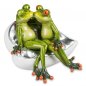 Preview: Froschpaar auf Sofa hellgrün 717689 formano