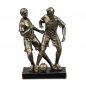 Preview: Fußballspieler 23 cm Bronzefarben 784414 formano
