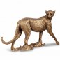 Preview: Gepard stehend 25 cm Antik-Gold 772541 formano