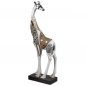 Preview: Giraffe 44 cm Luxor-creme mit Spiegel-Elementen 756978 formano