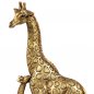 Preview: Kopf vom Giraffenpaar 29 cm antik-gold 772411 formano