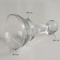 Preview: Glasaufsatz Topfenglas mit Abmessungen 644428 formano