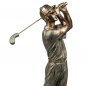 Preview: Golfer beim Schwung 26 cm Bronzefarben 784483 formano
