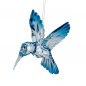 Preview: Hänger Eisvogel 12 cm blau Acryl 606112 formano