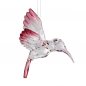 Preview: Hänger Eisvogel 12 cm pink Acryl 606112 formano