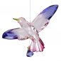 Preview: Hänger Kolibri 18 cm grün-pink-violett Acryl 606204 formano