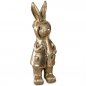 Preview: Hase mit Jacke A 20 cm Antik-Gold 756619 Ostern formano