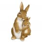 Preview: Hase mit Kind 26 cm naturfarben 780324 Ostern formano