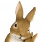 Preview: Detail Hase mit Kind naturfarben Ostern 780324 formano