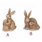 Preview: Hase mit Kind naturfarben 700810 Ostern formano