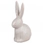 Preview: Hase sitzend 25 cm rosa geeist 723246 formano