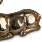 Preview: Rücken vom Hirsch liegend 29 cm Vintage Gold 740519 formano