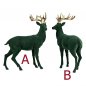 Preview: Hirsch stehend grün Trend X'mas 751287 formano