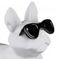 Preview: Kopf vom Hund mit Sonnenbrille 28 cm Keramik 796677 formano