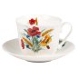 Preview: Roy Kirkham Jumbotasse mit Unterteller 450 ml Provencale aus Fine Bone China Porzellan 297146 formano