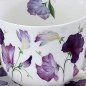 Preview: Detailansicht Jumbotasse mit Unterteller Sweet Pea lila Chatsworth Porzellan 297235 Roy Kirkham