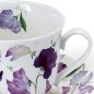 Preview: Jumbotasse mit Unterteller Sweet Pea lila mit Henkel Chatsworth Porzellan 297235 Roy Kirkham
