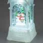 Preview: Winterkirche mit LED-Licht + Wasser 506351 formano