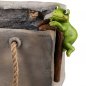 Preview: Kübelhänger Frosch auf Leiter grün handbemalt 730916 formano