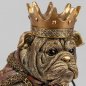 Preview: Kopf vom Lampe Hund Bulldogge Krone 32 cm 759948 formano