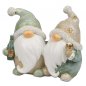 Preview: Paar Winter-Zwerg 12 cm handbemalt B Winterzeit 752512 formano