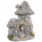 Preview: Pilzhaus 38 cm mit Solar-Licht wetterfest 702333 formano